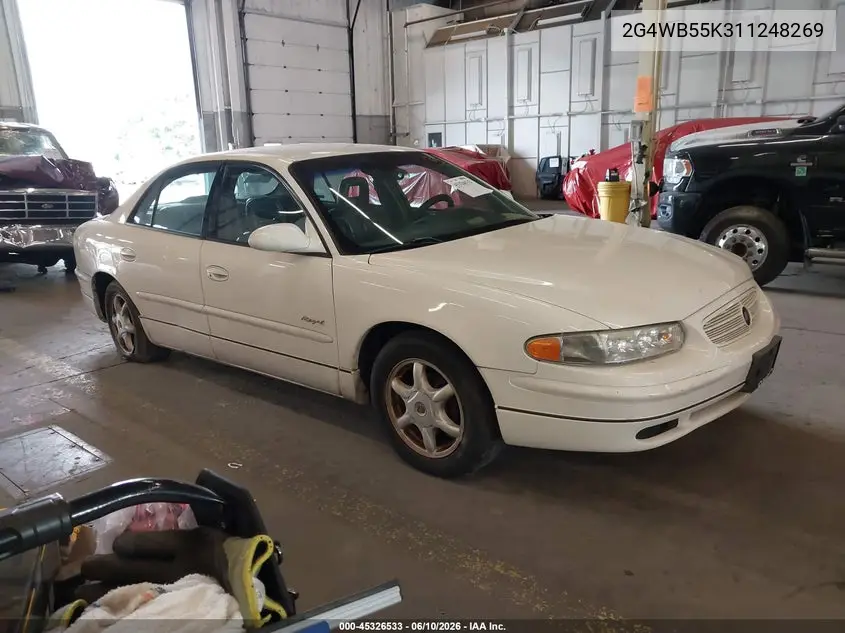 2001 Buick Regal Ls VIN: 2G4WB55K311248269 Lot: 45326533