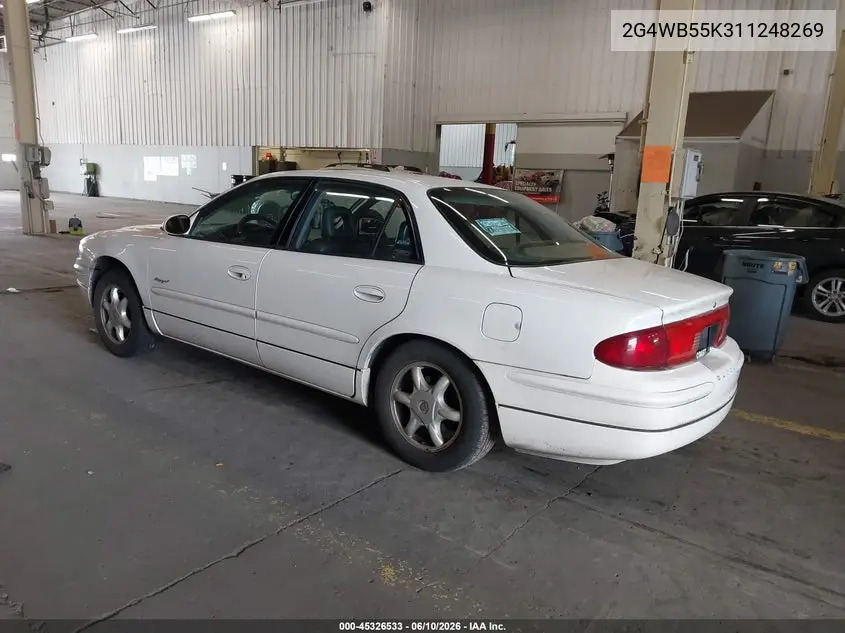 2001 Buick Regal Ls VIN: 2G4WB55K311248269 Lot: 45326533