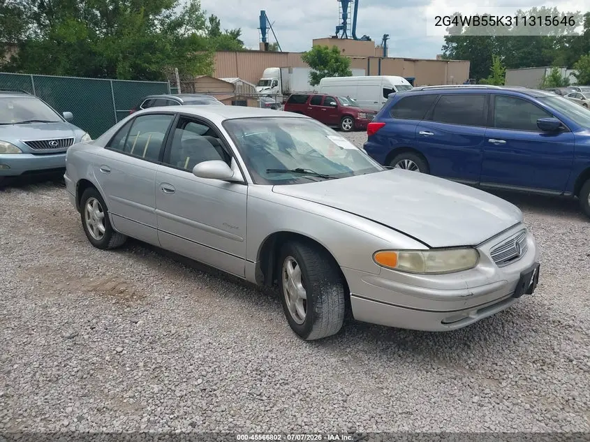 2001 Buick Regal Ls VIN: 2G4WB55K311315646 Lot: 45566802