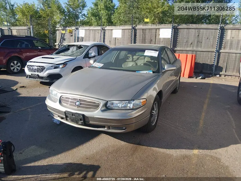 2001 Buick Regal Ls VIN: 2G4WB55K711306285 Lot: 45582725