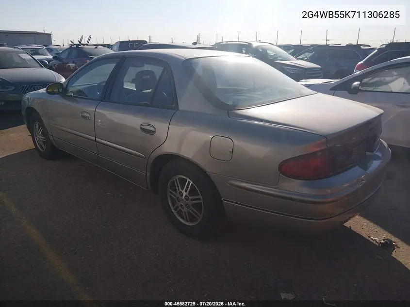 2001 Buick Regal Ls VIN: 2G4WB55K711306285 Lot: 45582725