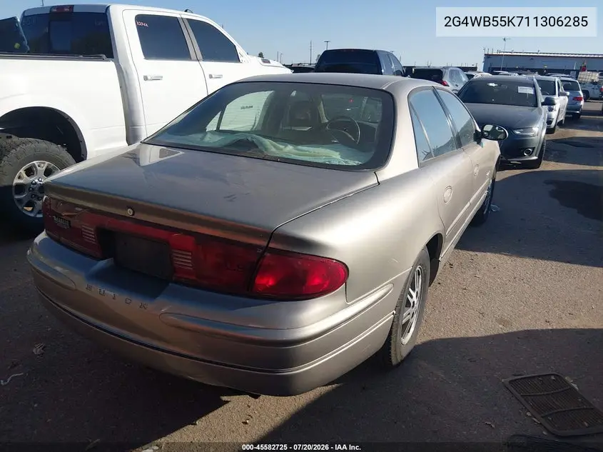 2001 Buick Regal Ls VIN: 2G4WB55K711306285 Lot: 45582725