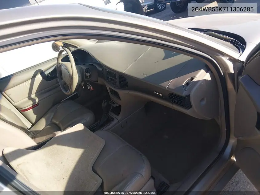 2001 Buick Regal Ls VIN: 2G4WB55K711306285 Lot: 45582725