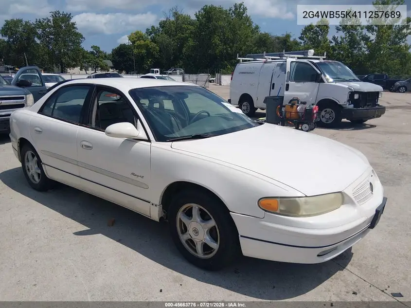 2001 Buick Regal Ls VIN: 2G4WB55K411257689 Lot: 45663776