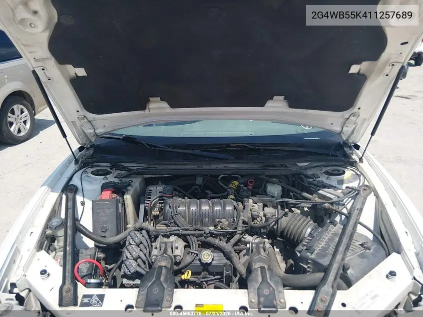2001 Buick Regal Ls VIN: 2G4WB55K411257689 Lot: 45663776