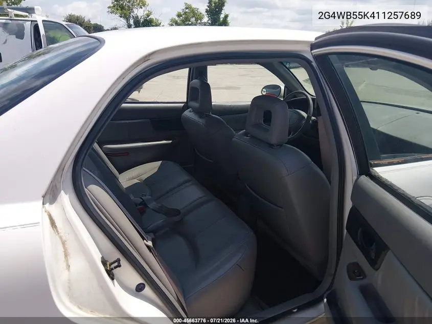 2001 Buick Regal Ls VIN: 2G4WB55K411257689 Lot: 45663776