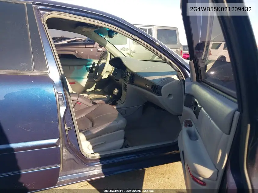 2002 Buick Regal Ls VIN: 2G4WB55K021209432 Lot: 45342941