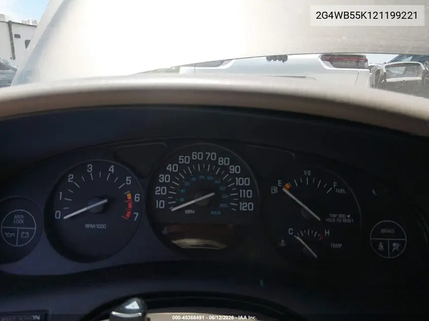 2002 Buick Regal Ls VIN: 2G4WB55K121199221 Lot: 45366491