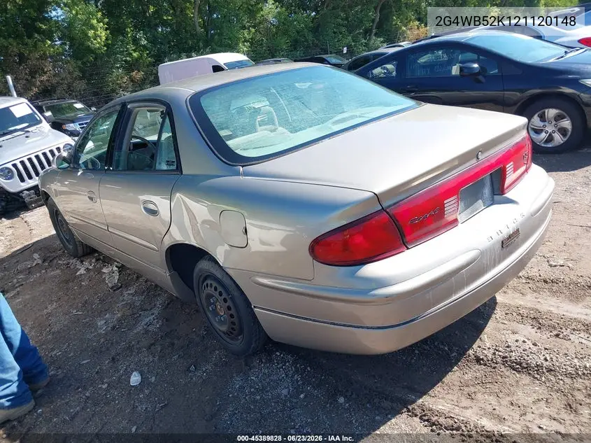 2002 Buick Regal Ls VIN: 2G4WB52K121120148 Lot: 45389828