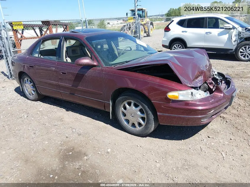 2002 Buick Regal Ls VIN: 2G4WB55K521206221 Lot: 45548598
