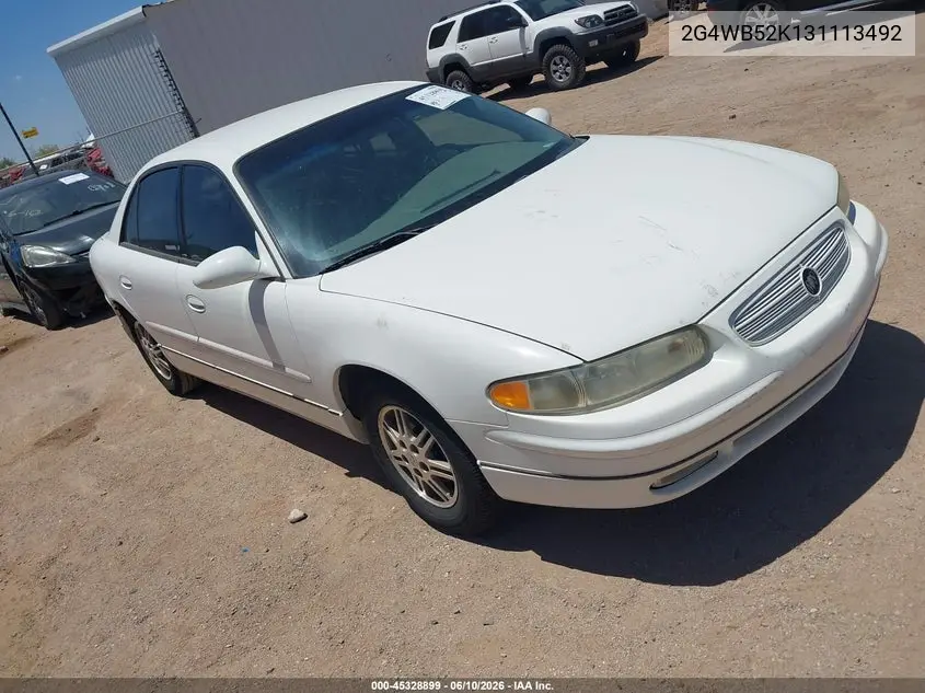 2003 Buick Regal Ls VIN: 2G4WB52K131113492 Lot: 45328899