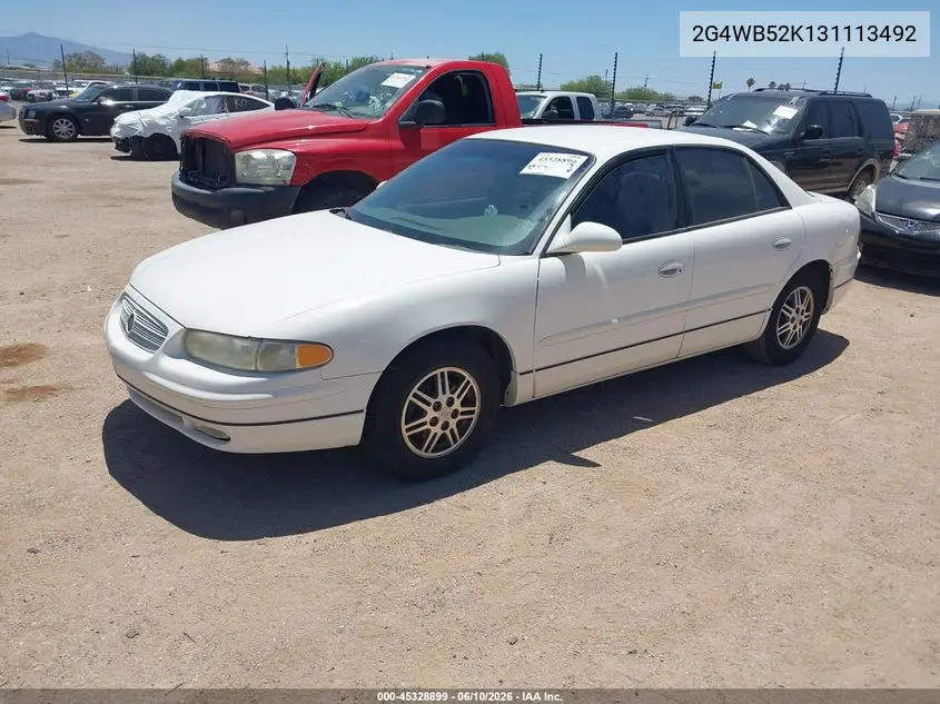 2003 Buick Regal Ls VIN: 2G4WB52K131113492 Lot: 45328899