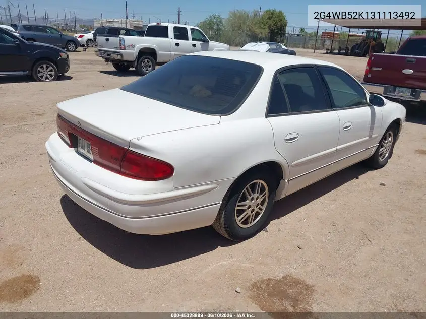 2003 Buick Regal Ls VIN: 2G4WB52K131113492 Lot: 45328899