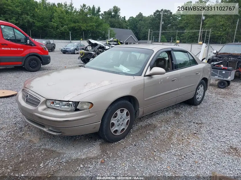 2003 Buick Regal Ls VIN: 2G4WB52K331102767 Lot: 45399298