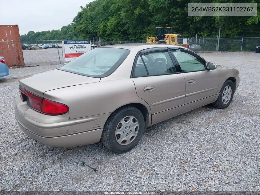 2003 Buick Regal Ls VIN: 2G4WB52K331102767 Lot: 45399298
