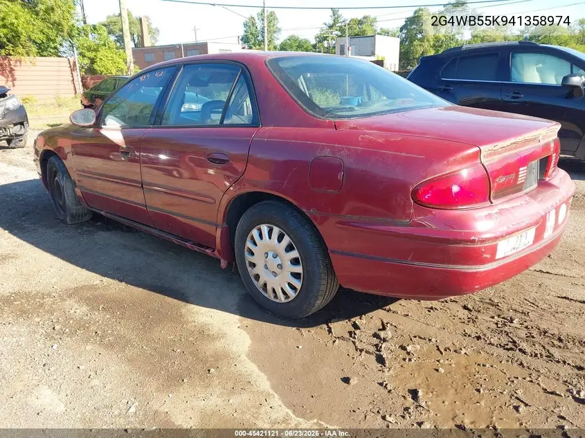 2004 Buick Regal Ls VIN: 2G4WB55K941358974 Lot: 45421121