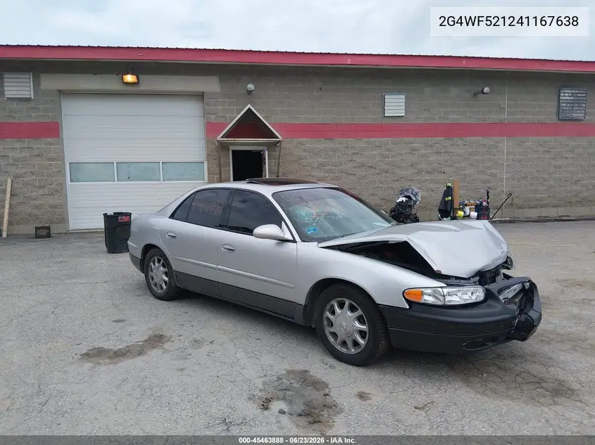 2004 Buick Regal Gs VIN: 2G4WF521241167638 Lot: 45463888