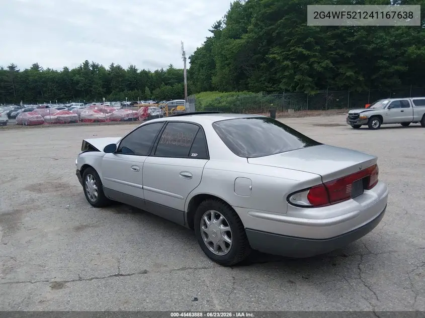 2004 Buick Regal Gs VIN: 2G4WF521241167638 Lot: 45463888