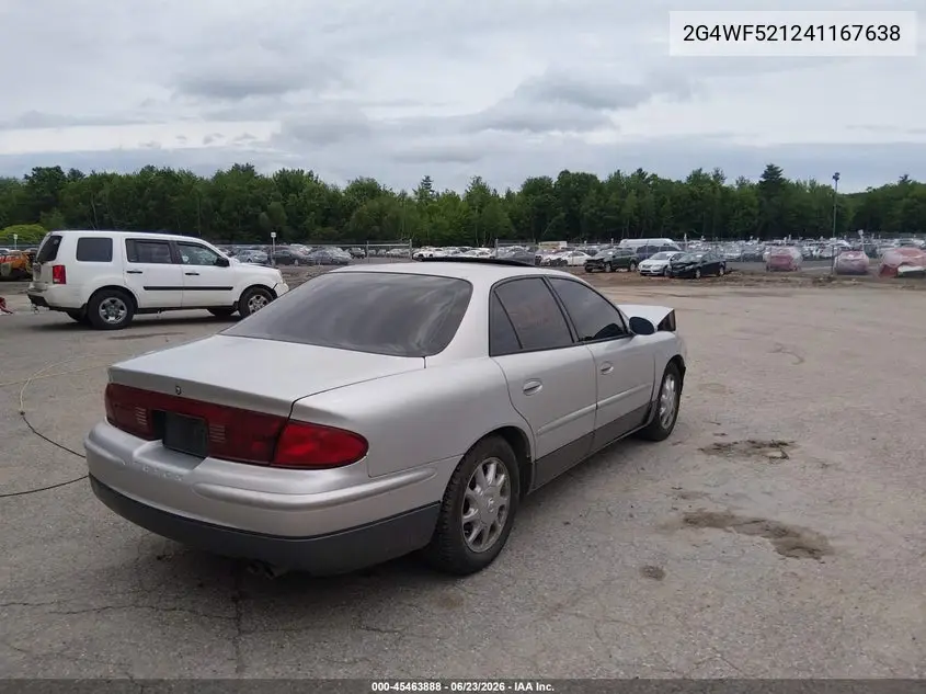 2004 Buick Regal Gs VIN: 2G4WF521241167638 Lot: 45463888