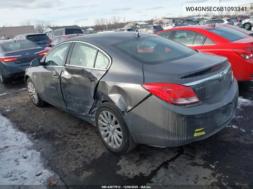 W04GN5EC6B1093341 2011 Buick Regal Cxl Russelsheim