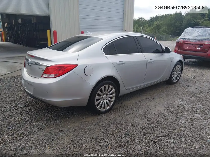 2011 Buick Regal Cxl Oshawa VIN: 2G4GR5EC2B9213508 Lot: 45253811