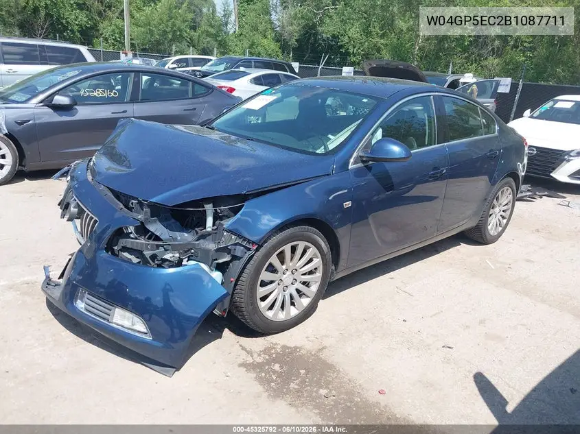 2011 Buick Regal Cxl Russelsheim VIN: W04GP5EC2B1087711 Lot: 45325792