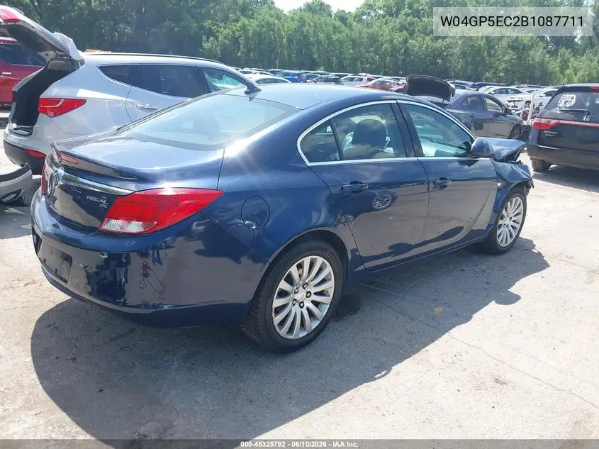 2011 Buick Regal Cxl Russelsheim VIN: W04GP5EC2B1087711 Lot: 45325792