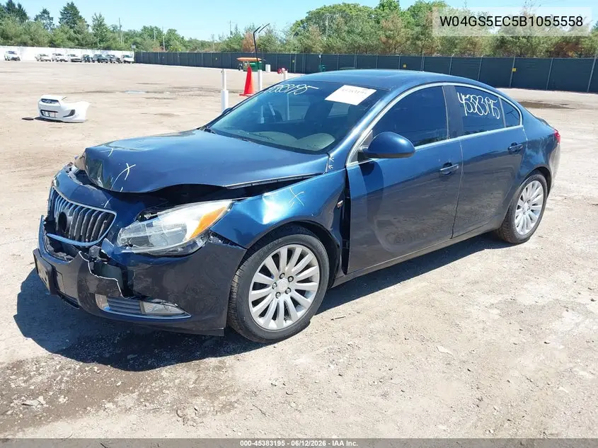 2011 Buick Regal Cxl Russelsheim VIN: W04GS5EC5B1055558 Lot: 45383195