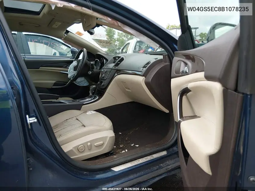 2011 Buick Regal Cxl Russelsheim VIN: W04GS5EC8B1078235 Lot: 45431927