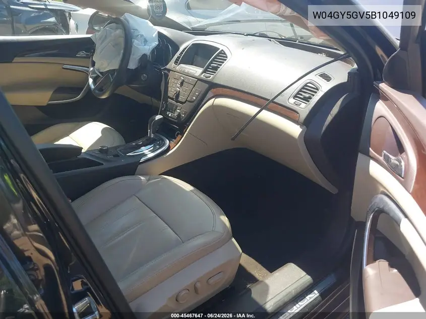 2011 Buick Regal Cxl Turbo Russelsheim VIN: W04GY5GV5B1049109 Lot: 45467647