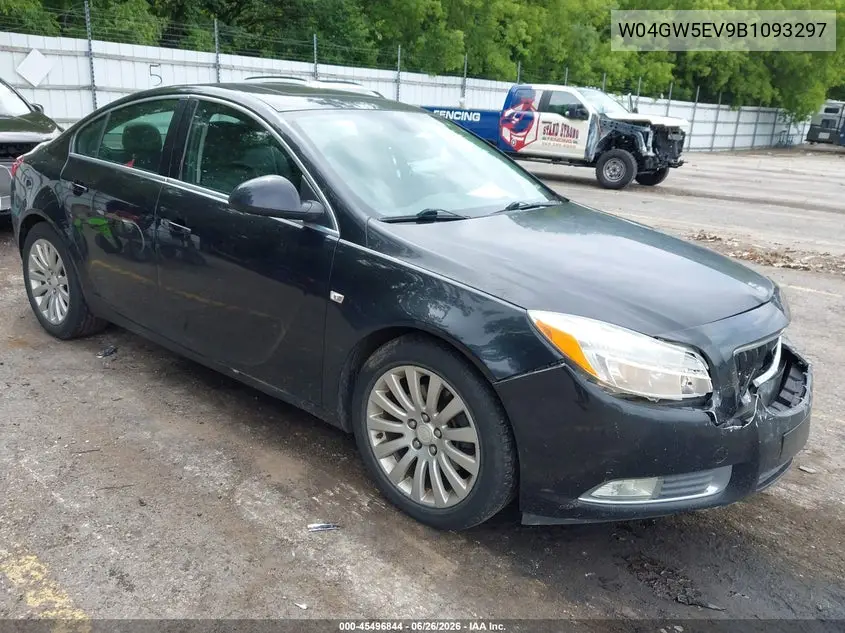 2011 Buick Regal Cxl Turbo Russelsheim VIN: W04GW5EV9B1093297 Lot: 45496844
