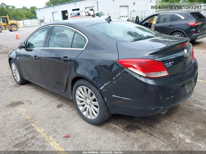 2011 Buick Regal Cxl Turbo Russelsheim VIN: W04GW5EV9B1093297 Lot: 45496844