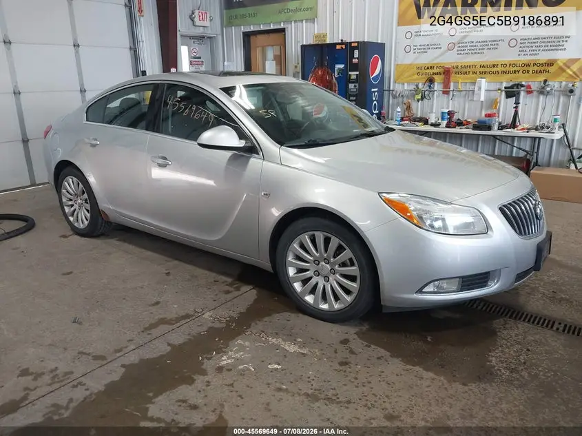 2011 Buick Regal Cxl Oshawa VIN: 2G4GS5EC5B9186891 Lot: 45569649