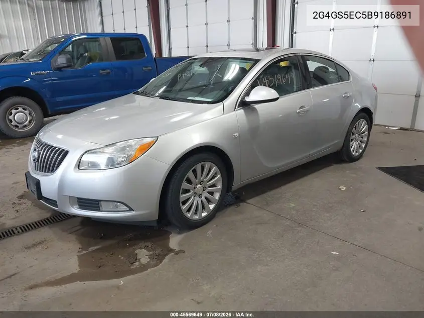 2011 Buick Regal Cxl Oshawa VIN: 2G4GS5EC5B9186891 Lot: 45569649