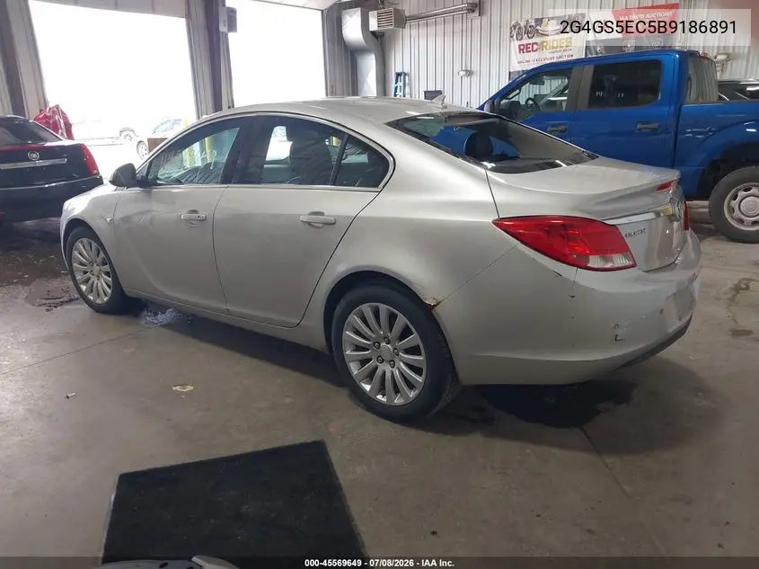 2011 Buick Regal Cxl Oshawa VIN: 2G4GS5EC5B9186891 Lot: 45569649