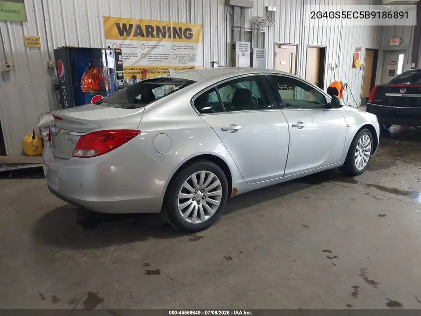 2011 Buick Regal Cxl Oshawa VIN: 2G4GS5EC5B9186891 Lot: 45569649