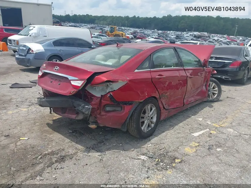 2011 Buick Regal Cxl Turbo Russelsheim VIN: W04GV5EV4B1043894 Lot: 45605685