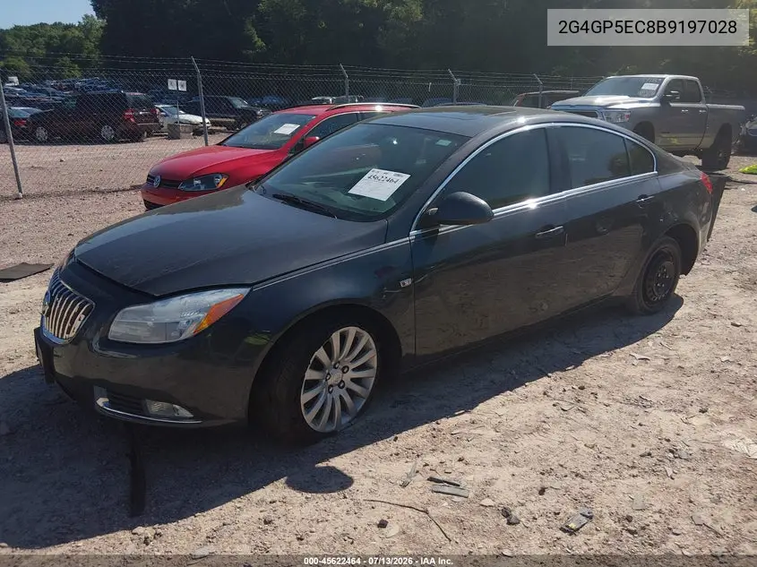 2011 Buick Regal Cxl Oshawa VIN: 2G4GP5EC8B9197028 Lot: 45622464