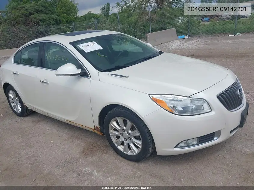 2012 Buick Regal Premium 1 VIN: 2G4GS5ER1C9142201 Lot: 45381129