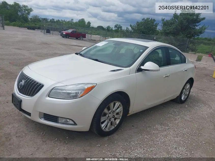 2012 Buick Regal Premium 1 VIN: 2G4GS5ER1C9142201 Lot: 45381129