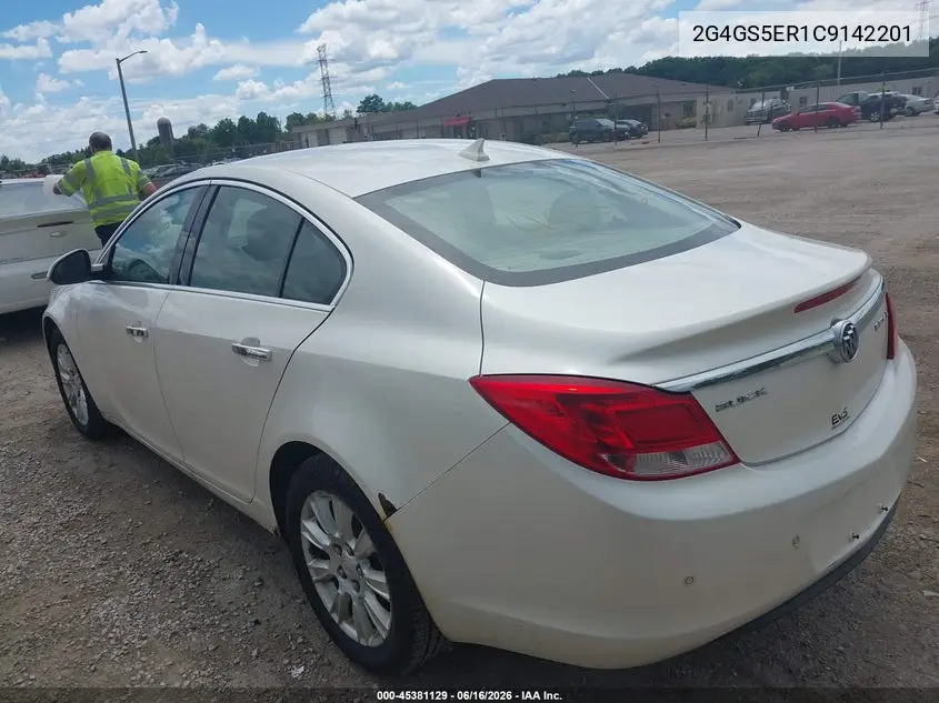 2012 Buick Regal Premium 1 VIN: 2G4GS5ER1C9142201 Lot: 45381129
