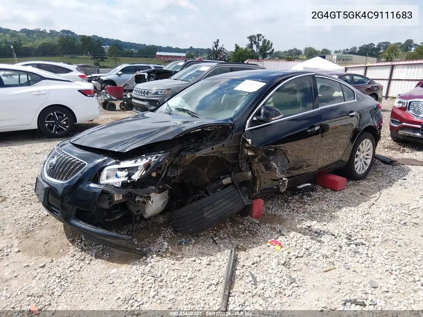 2012 Buick Regal Premium 2 VIN: 2G4GT5GK4C9111683 Lot: 45408337