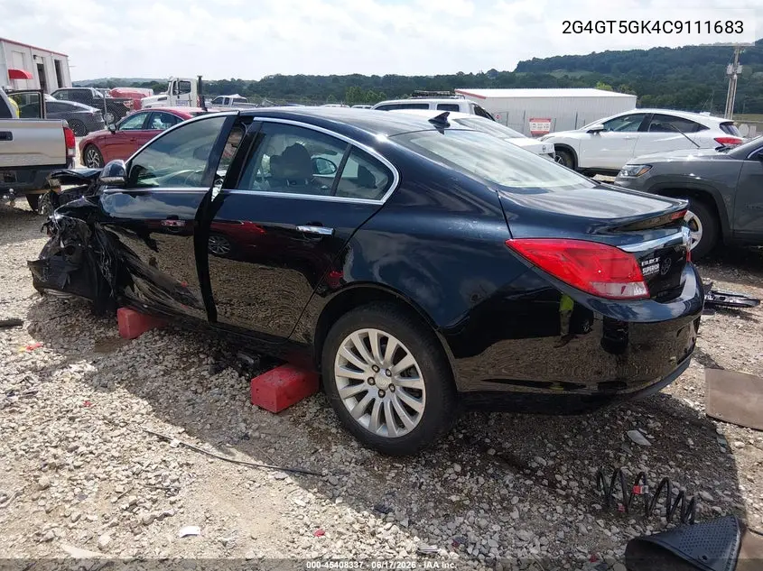 2012 Buick Regal Premium 2 VIN: 2G4GT5GK4C9111683 Lot: 45408337