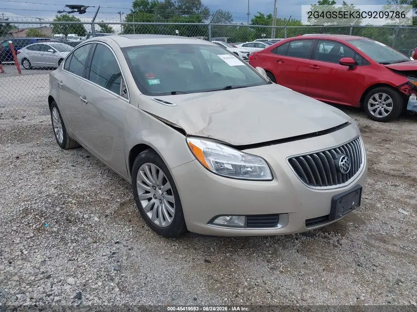 2012 Buick Regal Premium 1 VIN: 2G4GS5EK3C9209786 Lot: 45419593