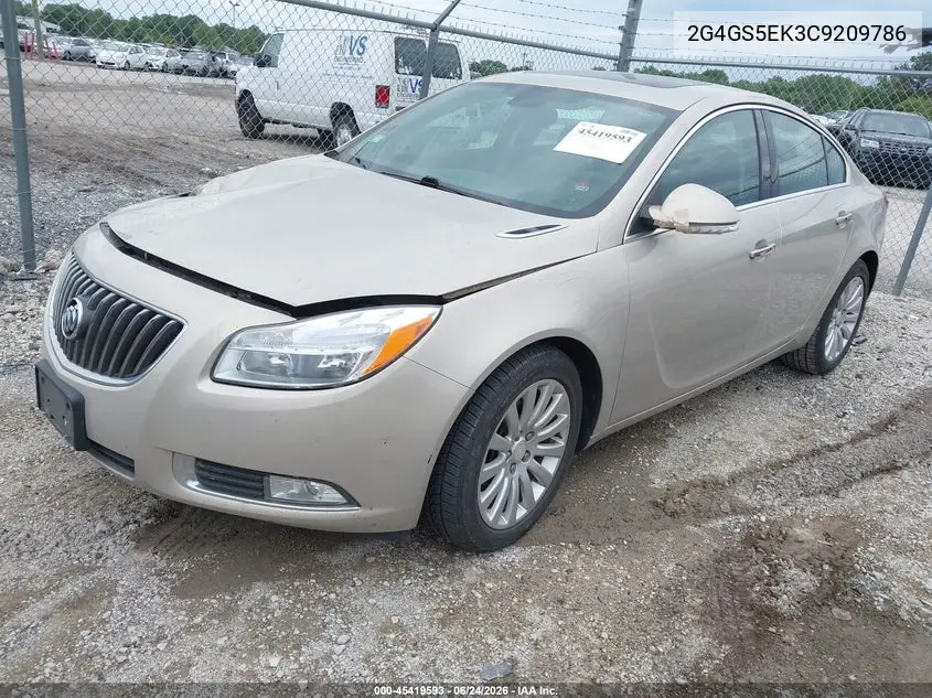 2012 Buick Regal Premium 1 VIN: 2G4GS5EK3C9209786 Lot: 45419593