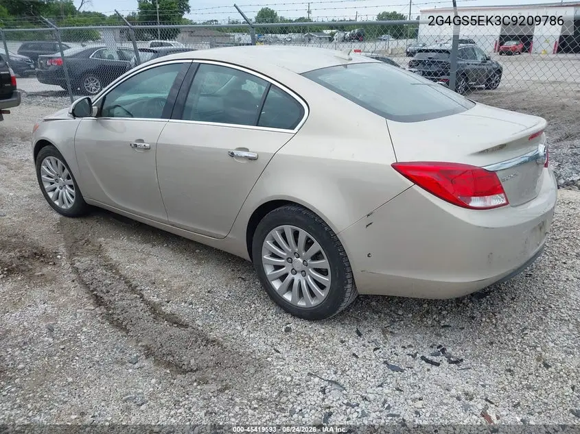 2012 Buick Regal Premium 1 VIN: 2G4GS5EK3C9209786 Lot: 45419593