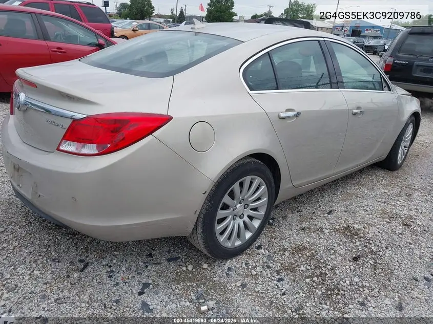 2012 Buick Regal Premium 1 VIN: 2G4GS5EK3C9209786 Lot: 45419593