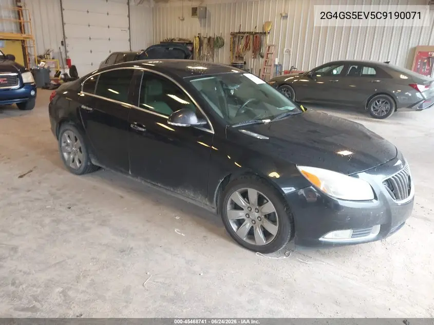 2012 Buick Regal Turbo - Premium 1 VIN: 2G4GS5EV5C9190071 Lot: 45468741