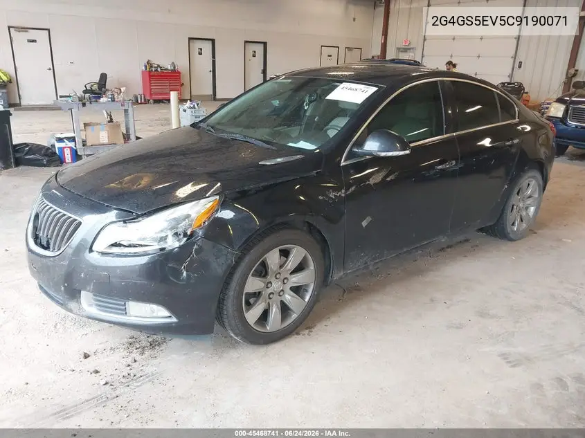 2012 Buick Regal Turbo - Premium 1 VIN: 2G4GS5EV5C9190071 Lot: 45468741