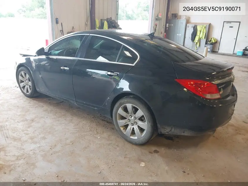 2012 Buick Regal Turbo - Premium 1 VIN: 2G4GS5EV5C9190071 Lot: 45468741
